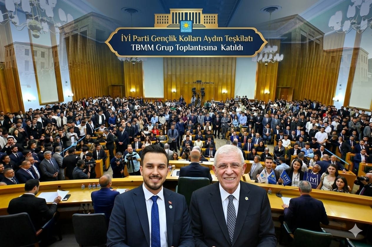 İYİ Parti Gençlik Kolları Aydın Teşkilatı TBMM Grup Toplantısına Katıldı