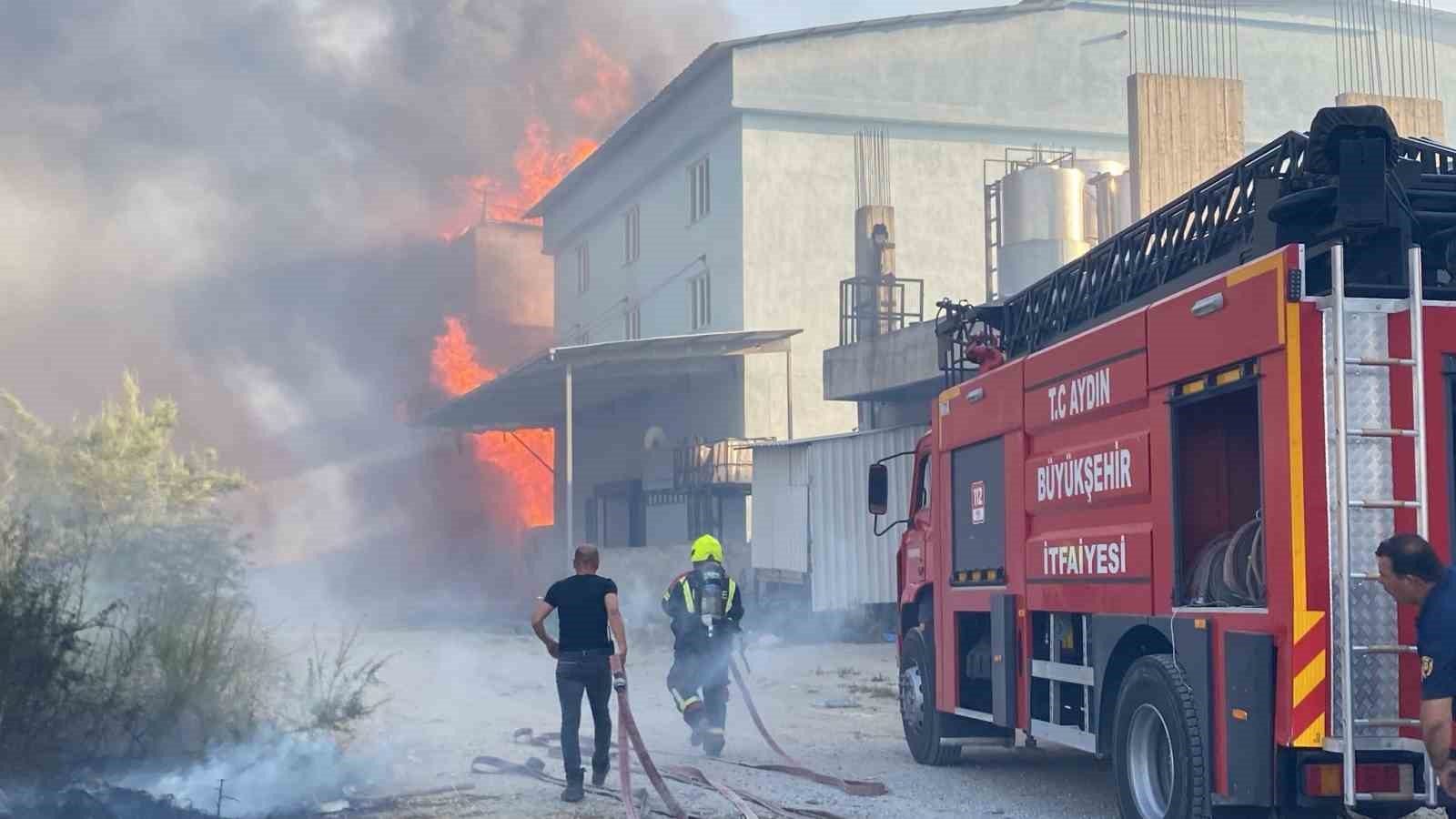 Aydın’da dumanlar gökyüzünü kapladı