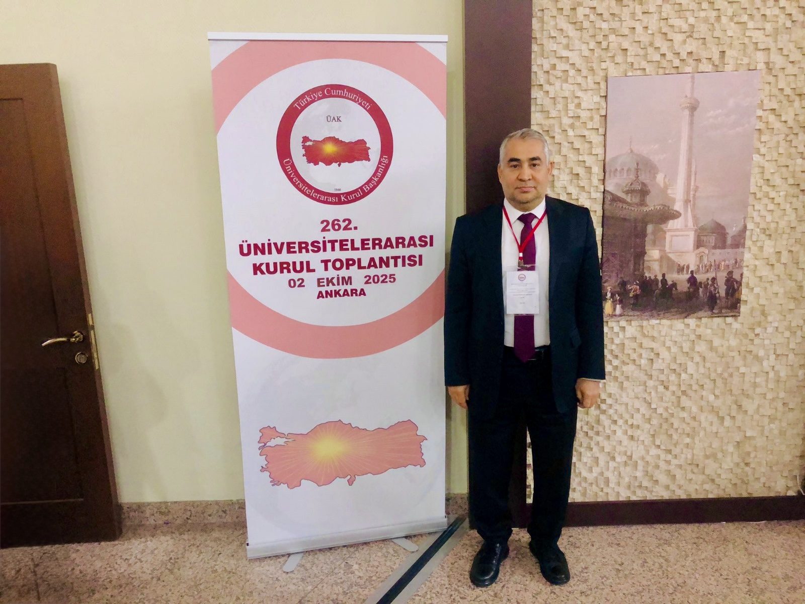 Rektör Prof. Dr. Bülent Kent, 262. Üniversitelerarası Kurul Toplantısı’na Katıldı