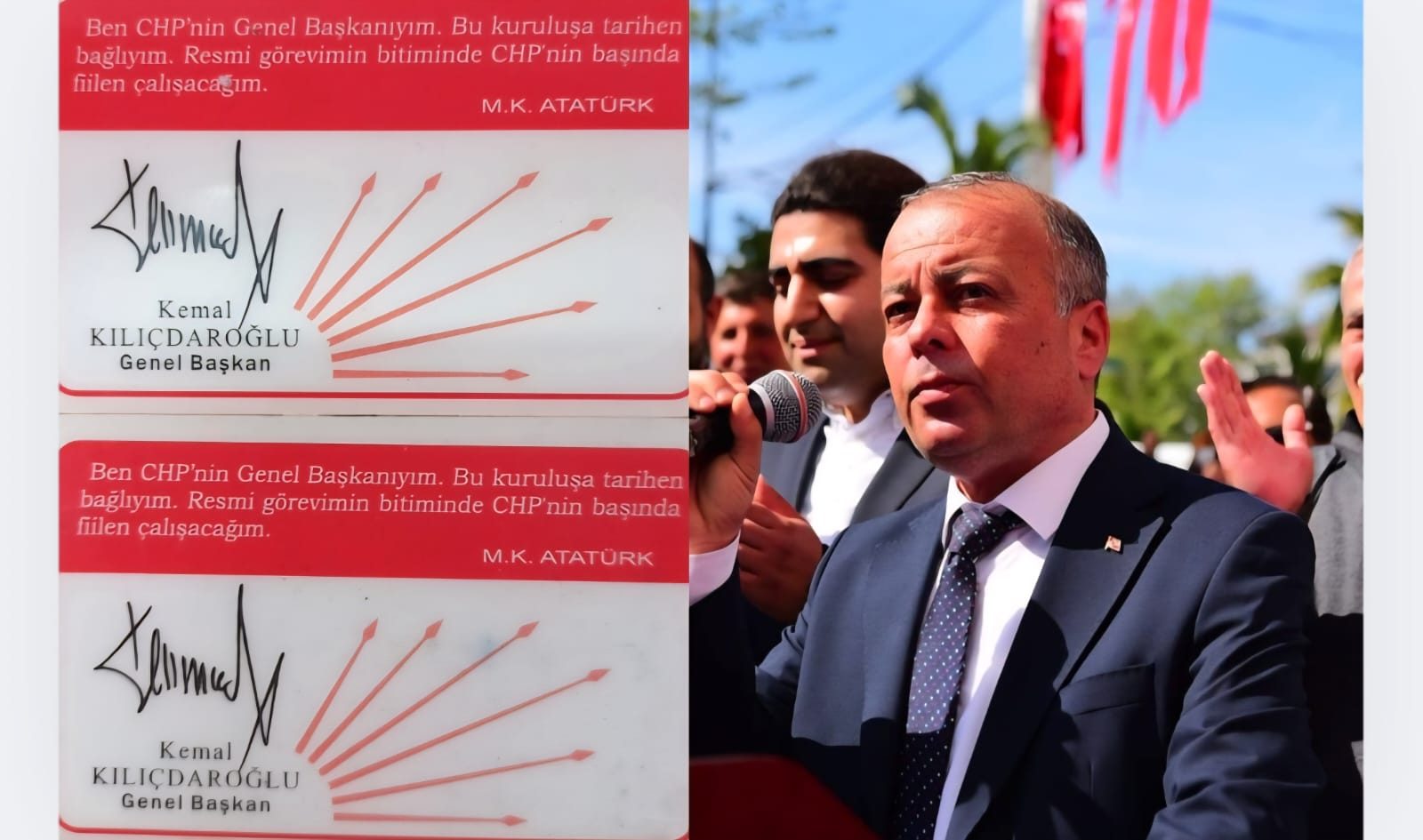 CHP İncirliova İlçe Başkanı Ümit Yaşar’dan Özel’e Tam Destek