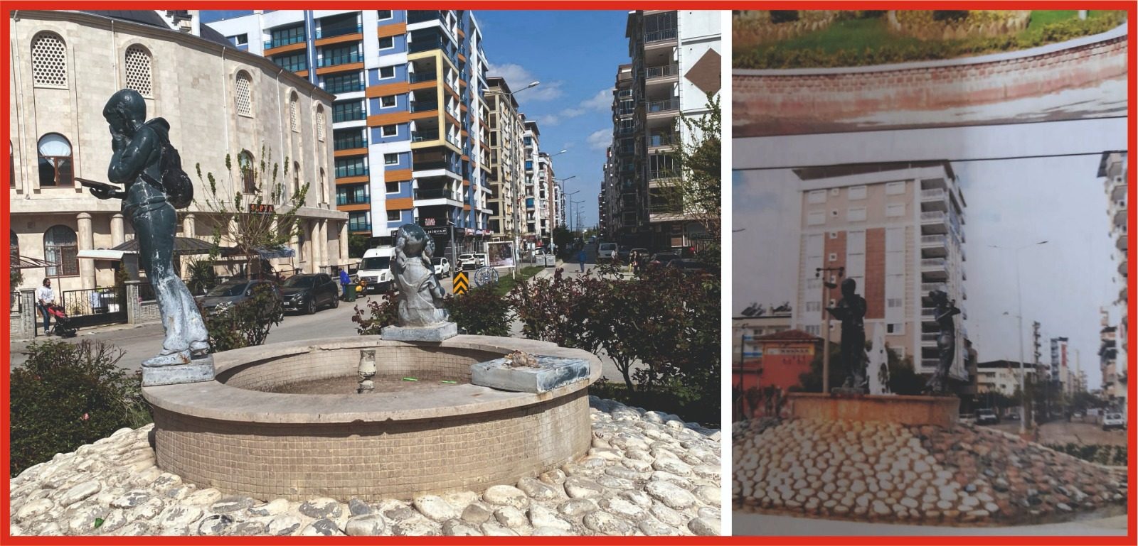 ÜÇ HEYKELDEN BİRİ  KAYIP