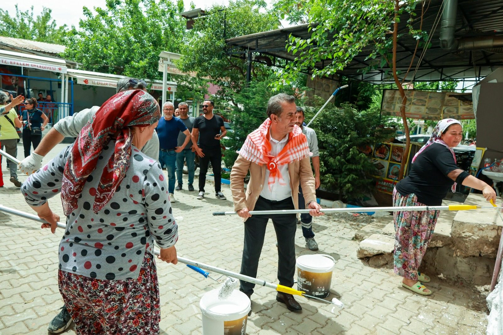 KIZILCAKÖY RENKLENİYOR, EFELER GÜZELLEŞİYOR
