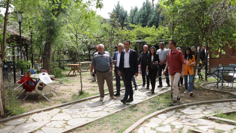 Başkan Arıcı proje alanlarında inceleme yaptı