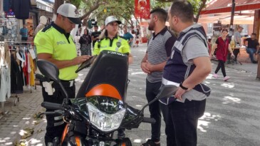 İNCİRLİOVA SEVGİ YOLUNDA MOTOR DENETİMİ
