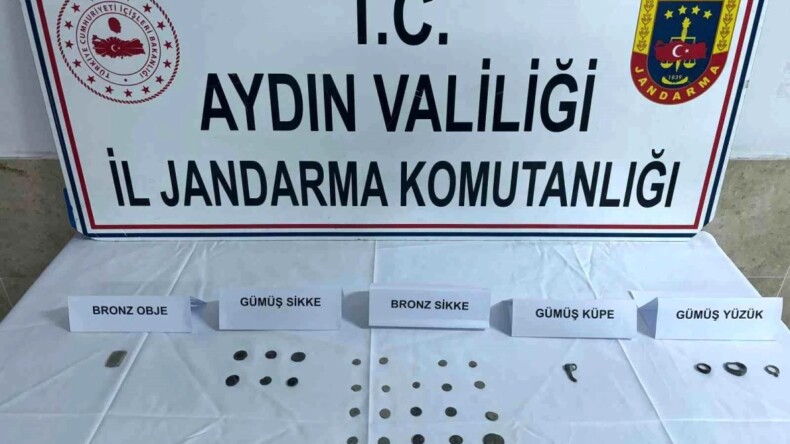 Denizli’den Aydın’a Getirilen Tarihi Eserler Jandarma Tarafından Yakalandı