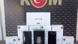 Aydın’da 200 bin TL değerinde kaçak telefon ele geçirildi