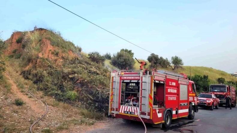 çıkan yangın hızlı müdahale ile söndürüldü