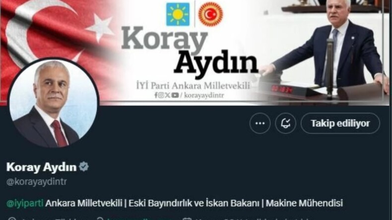 Ankara Milletvekili Koray Aydın İYİ Parti’den istifa etti