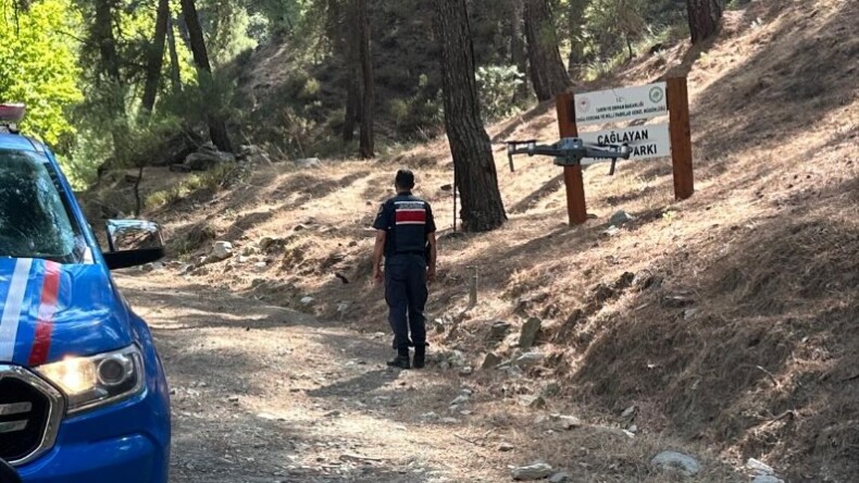 Ormanlık alanda ateş yakanlara cezai işlem uygulandı