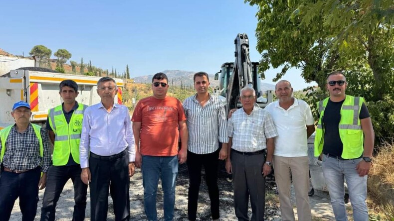 Aydın Büyükşehir Köşk’te Doğalgaz Kazı Alanlarındaki Hasarların Onarım İşlerine Başladı