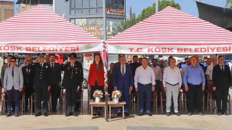 Köşk İlçesinde 30 Ağustos Zafer Bayramı Coşkuyla Kutlandı