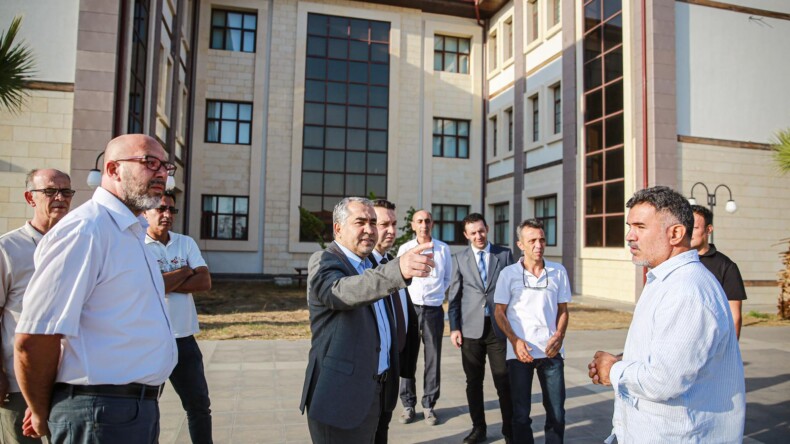 Rektörümüz, Germencik Yamantürk MYO’da İncelemelerde Bulundu
