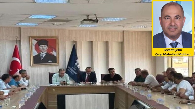 Çarşı Mahallesi Muhtarı Çetin Aydın Büyükşehir Belediyesine Vatandaşların Taleplerini İletti