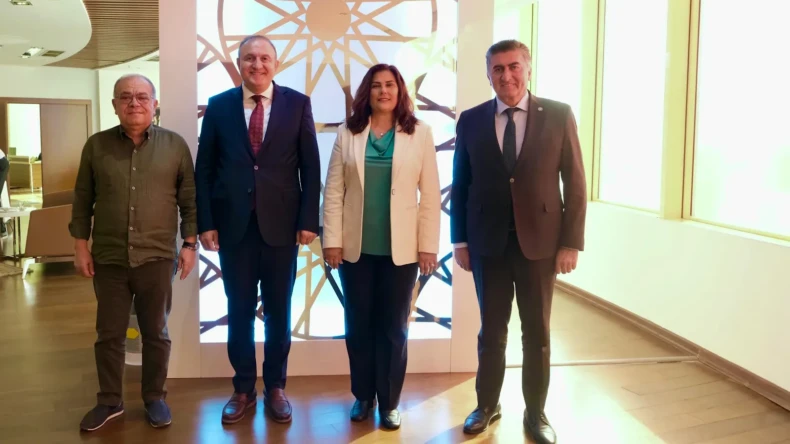 İYİ PARTİ AYDIN MİLLETVEKİLİ ÖMER KARAKAŞ VE İL BAŞKANI AHMET ERTÜRK’TEN BAŞKAN ÇERÇİOĞLU’NA ZİYARET