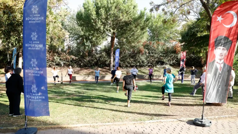 BAŞKAN ÇERÇİOĞLU AYDINLILARI SAĞLIKLI HAYAT İLE BULUŞTURUYOR