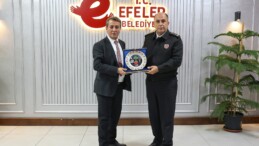 BAŞKAN YETİŞKİN ALBAY ALDEMİR’İ AĞIRLADI