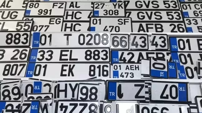 İşte illere göre yeni plaka listesi