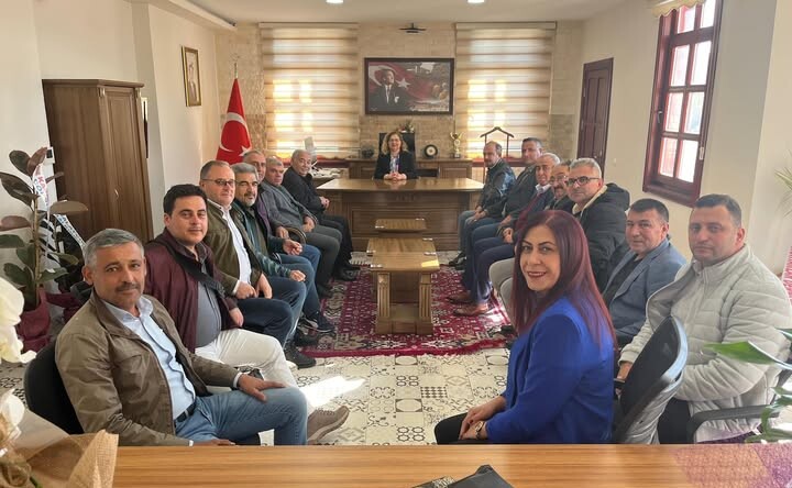 GERMENCİK’Lİ MUHTARLAR’DAN KAYMAKAM SULTAN DOĞRU’YA ZİYARET