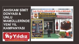 AHISKAM SİMİT DÜNYASI & UNLU MAMÜLLERİNDE YENİ YIL KAMPANYASI