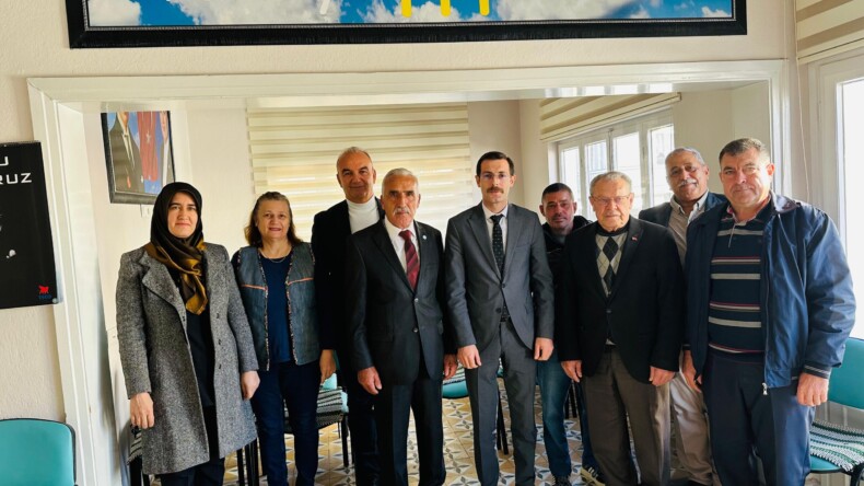 BOZDOĞAN KAYMAKAMI  POLAT’TAN İYİ PARTİYE  ZİYARET