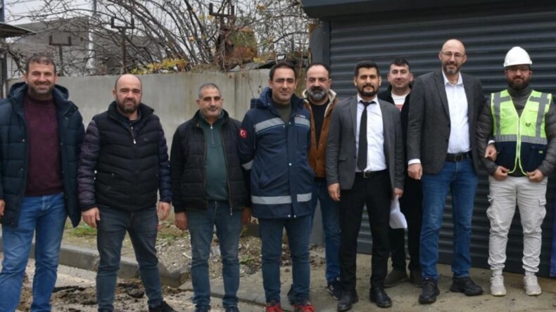 Germencik’te iki  Mahalleye  doğal gaz geliyor: İlk kazma vuruldu!