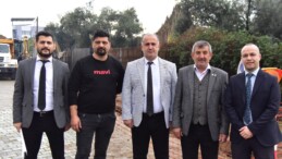 İNCİRLİOVA KURTULUŞ VE HÜRRİYET MAHALLELERİNDE DOĞALGAZ ÇALIŞMALARI BAŞLADI