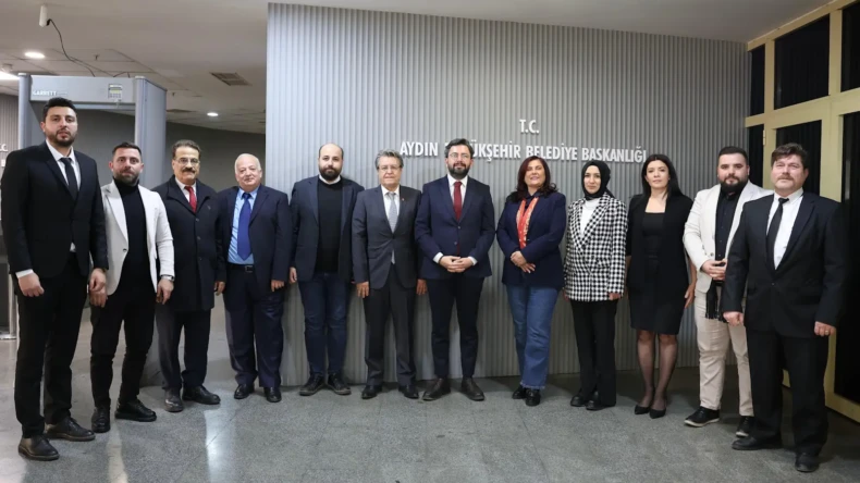 BAŞKAN ÇERÇİOĞLU’NA AYDIN GAZETECİLER CEMİYETİ’NDEN ZİYARET