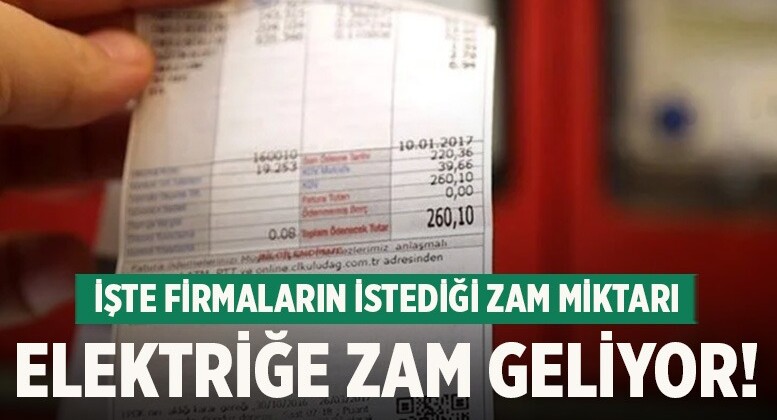 Elektriğe Zam Kapıda; 1 Nisan’da geliyor!