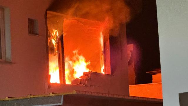 Aydın’da evde patlama