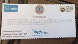 Cafer Efe ve Kuvayı Milliye Konulu Konferansa Davet