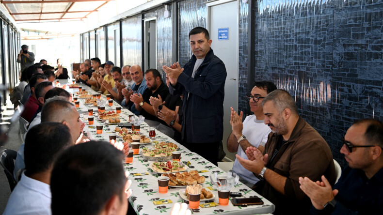 BAŞKAN ÖMER GÜNEL’DEN EMEKÇİ PERSONELİNE TEŞEKKÜR ZİYARETİ