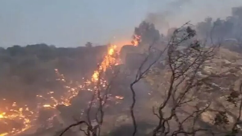 KIZILCAKIR MEVKİİNDEKİ YANGIN KONTROL ALTINA ALINDI