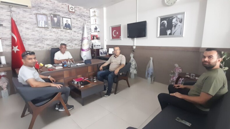 MESLEK EĞİTİM MÜDÜRLÜĞÜNDEN BAŞKAN UÇAK’A ANLAMLI ZİYARET