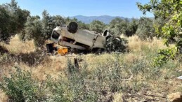 ZEYTİNLİĞE UÇAN ARAÇTA 1 ÖLÜ