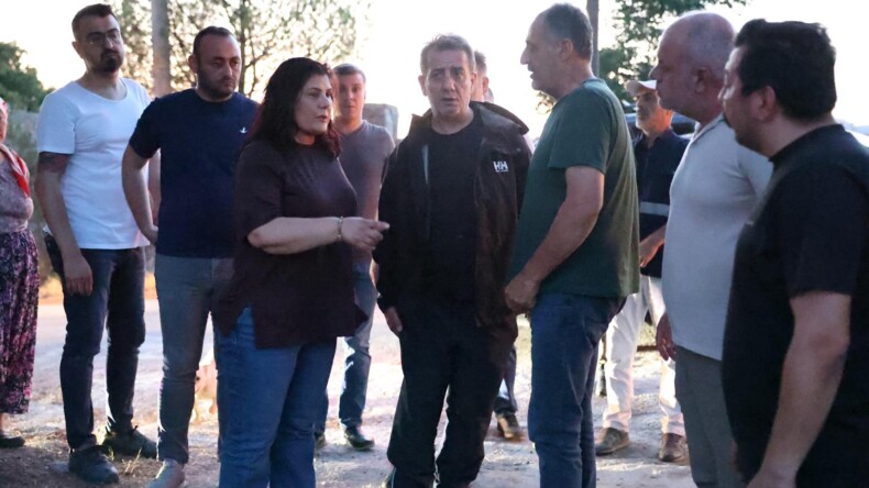 BAŞKAN YETİŞKİN YANGIN BÖLGESİNDE: “TÜM İMKANLARIMIZLA SAHADAYIZ”