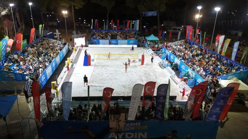 BAŞKAN ÇERÇİOĞLU SPORSEVERLERİ AYDIN TEKSTİL PARK’TA BULUŞTURDU