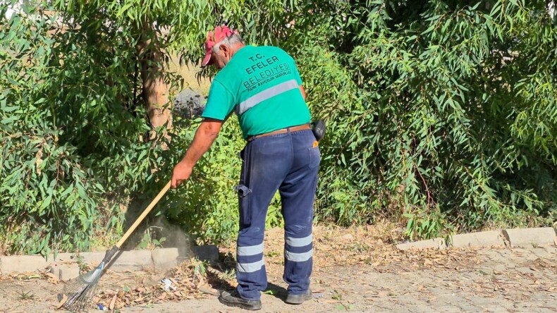 EFELER’İN YEŞİL EKİPLERİ FAALİYETLERİNE DEVAM EDİYOR