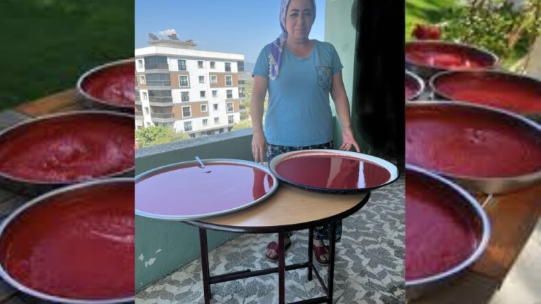KIŞLIK SALÇA YAPIMI BAŞLADI