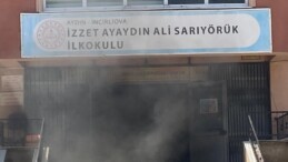 İncirliova’da Okulda Yangın Çıktı