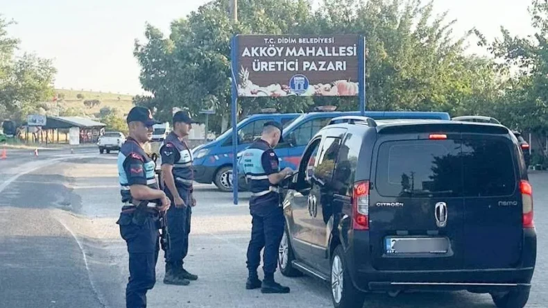 JANDARMA MİLYONFEST İÇİN DİDİM’DE KONTROLDE