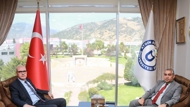 Rektör Kent, Aydın Cumhuriyet Başsavcısı Celal Tekin’i Makamında Ağırladı