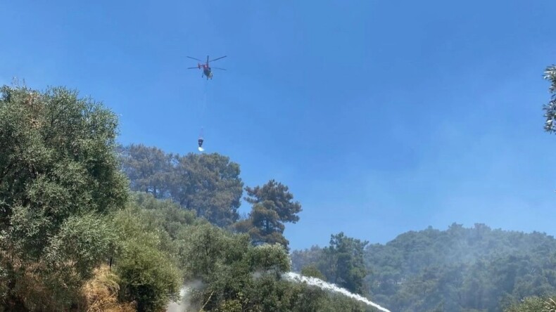 Germencik’teki yangın kontrol altına alındı