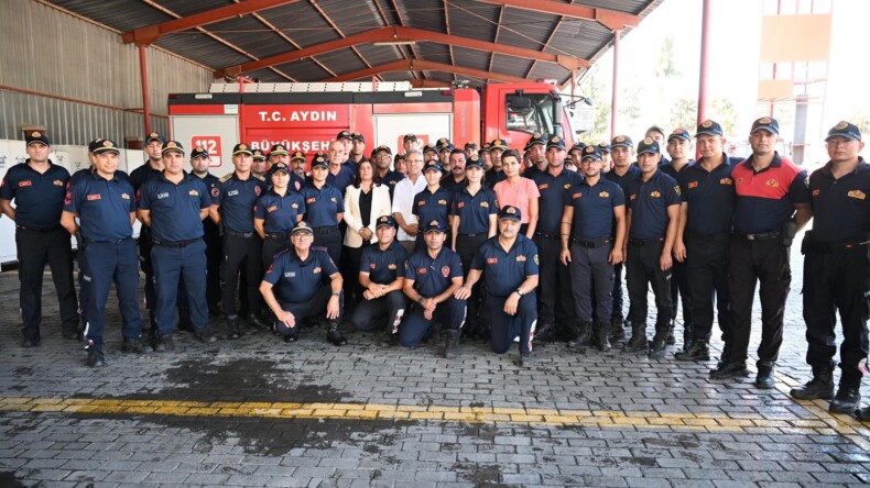 BAŞKAN ÇERÇİOĞLU’NDAN ATEŞ SAVAŞÇILARINA ZİYARET