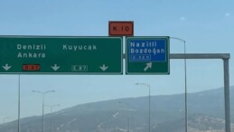 Aydın-Denizli Otoyolu’nda Bozdoğan Tabelaları Yerleştirildi
