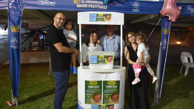 BAŞKAN ZENCİRCİ GERMENCİK İNCİR FESTİVALİNE DAVET ETTİĞİ SMA HASTASI ÇOCUKLARIN STANTLARINI ZİYARET ETTİ