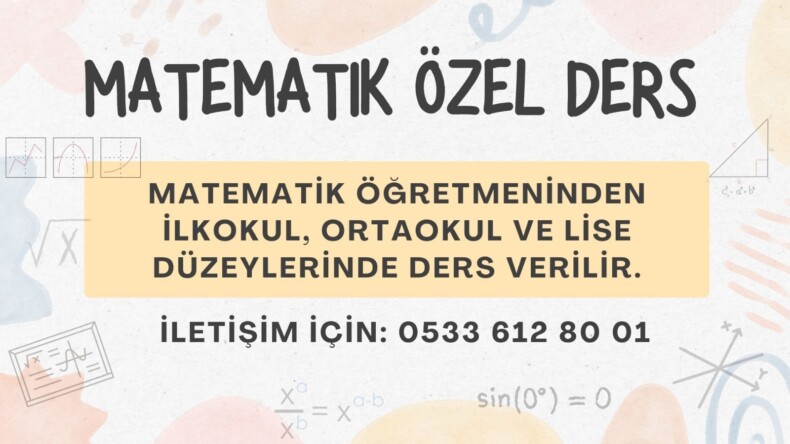 GENÇ ÖĞRETMENDEN BAŞARI İÇİN “ÖZEL DERS”