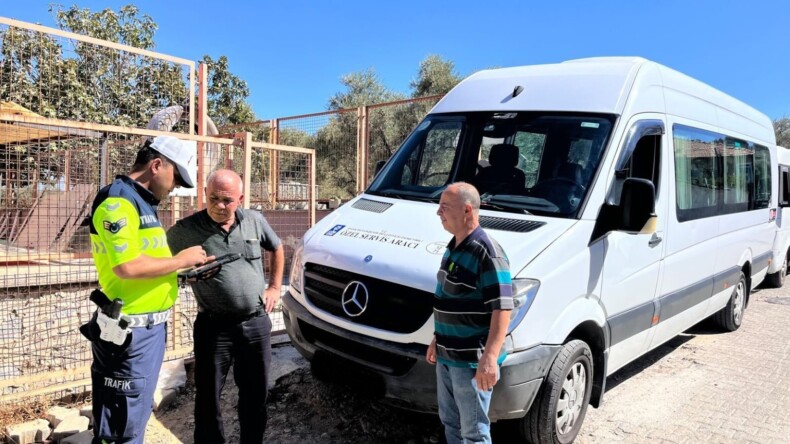 Germencik’te okul servislerine sıkı denetim