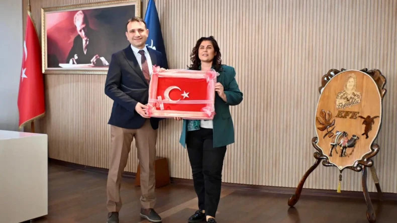 BAŞKAN ÇERÇİOĞLU’NA İL MİLLİ EĞİTİM MÜDÜRÜ YİĞİT’TEN ZİYARET