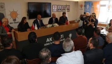 Söke Belediye Başkanı Arıkan’dan AK Parti İlçe Teşkilatına Ziyaret