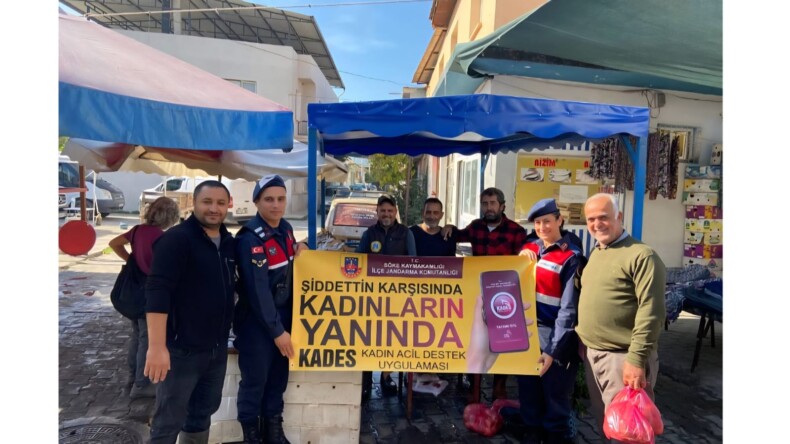 Aydın’da Jandarmadan Kadına Şiddete Karşı Farkındalık Çalışması